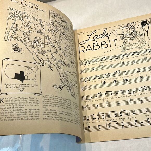 VTG Children's Activities For Home & School Magazine Book April 1947 - Picture 6 of 8